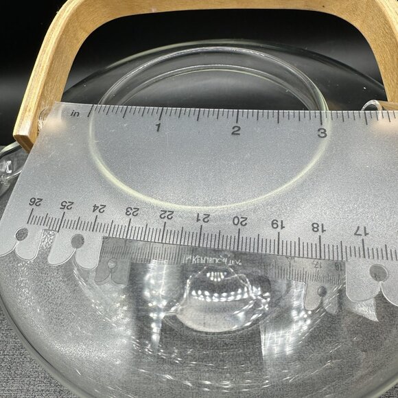 The Republic of Tea Clarity Glass Teapot w/ Wood Handle 43 oz Jenaer Senso Style - Picture 11 of 11